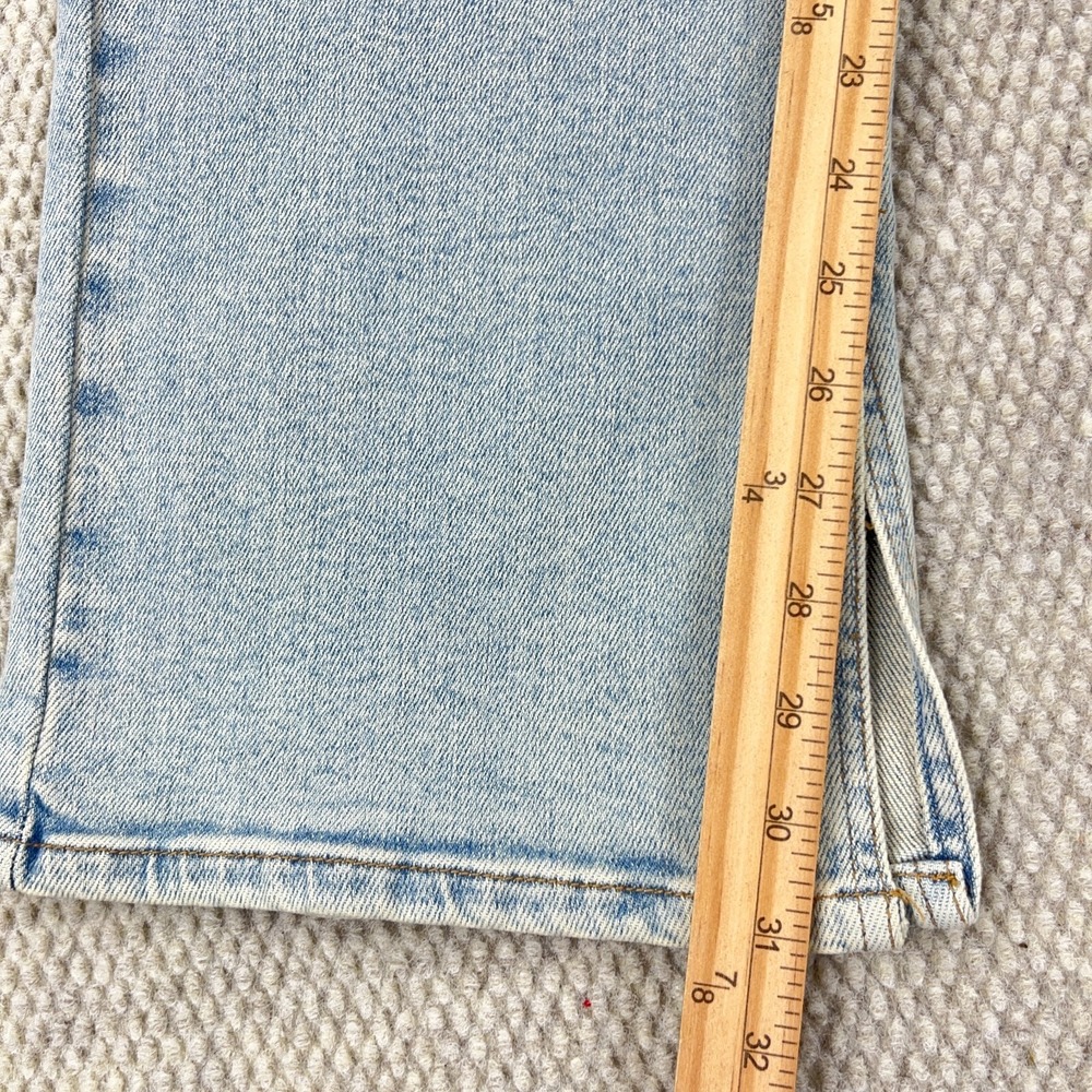 Judy Blue Jeans Women 16W Straight Leg High Waist Light Wash Distressed Holes - Picture 14 of 16